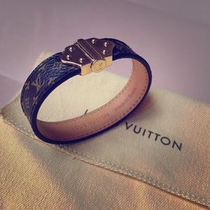 Authentic Louis Vuitton nano monogram bracelet